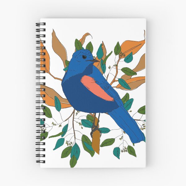 Item preview, Blue Bird and Greenery  designed and sold by DeLislesRT.
