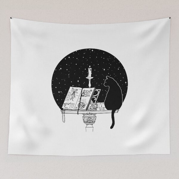 Item preview, The Cat and the Candle designed and sold by Feroniae.