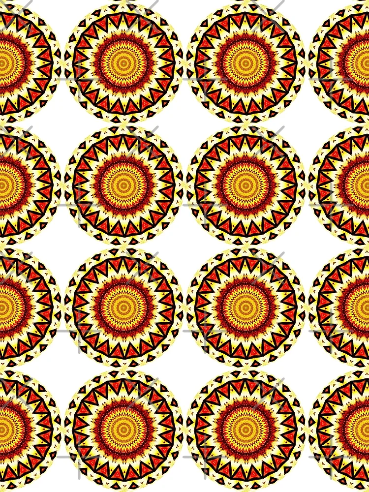 Thumbnail 3 of 3, Scarf, African Star designed and sold by RJBPhotoDesign.