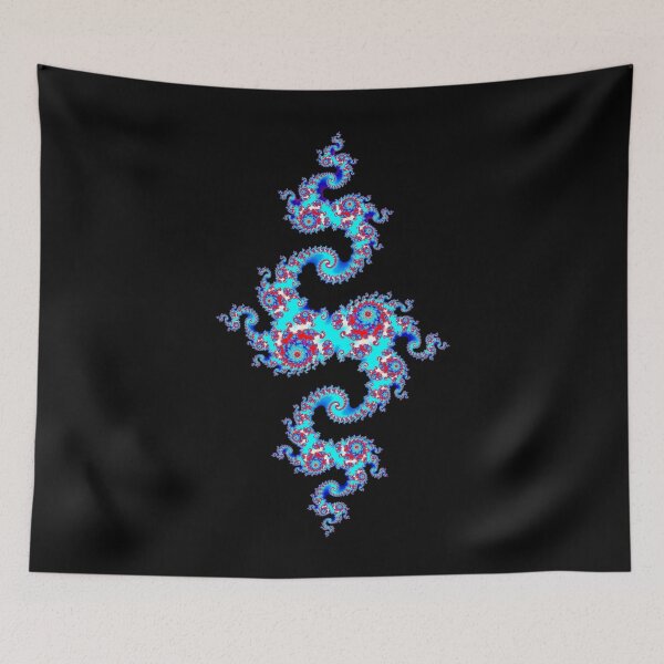 Item preview, Julia fractal light blue red designed and sold by AndreasSteinweg.