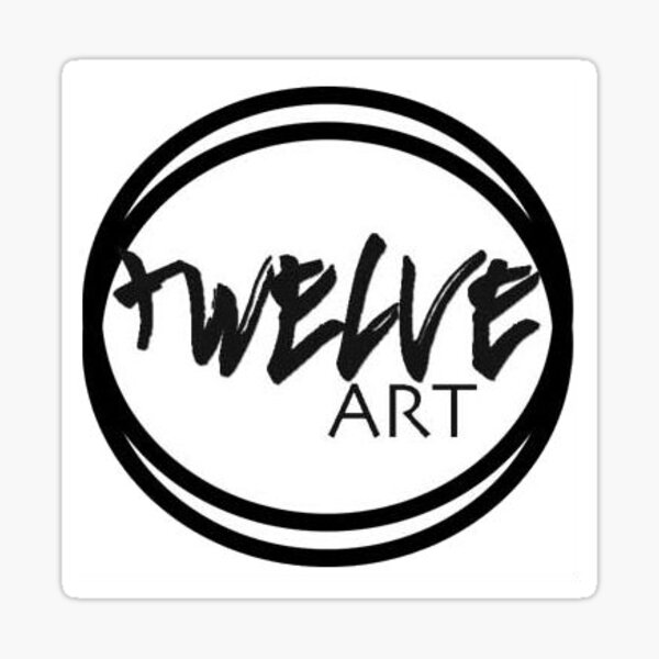 LOGO DESIGN TWELVE ART Sticker
