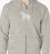 Dala-Pferd Hoodie mit Reißverschluss