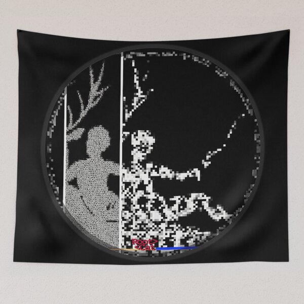 Item preview, "Diane is b ^ ack" [Ascii art pixelated by RootCat] * designed and sold by Grimm Land.