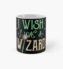 I wish I was a wizard / witch | Bookrebels magic. Mug
