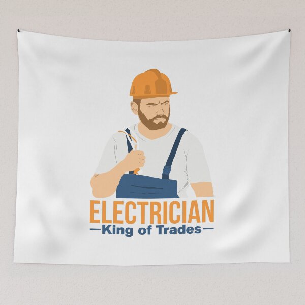 Item preview, electrician king of trades funny T Shirt tee gift designed and sold by Adriancryp.