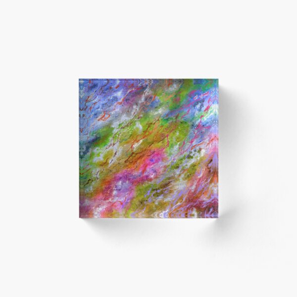 Splash Of Colors Acrylic Block