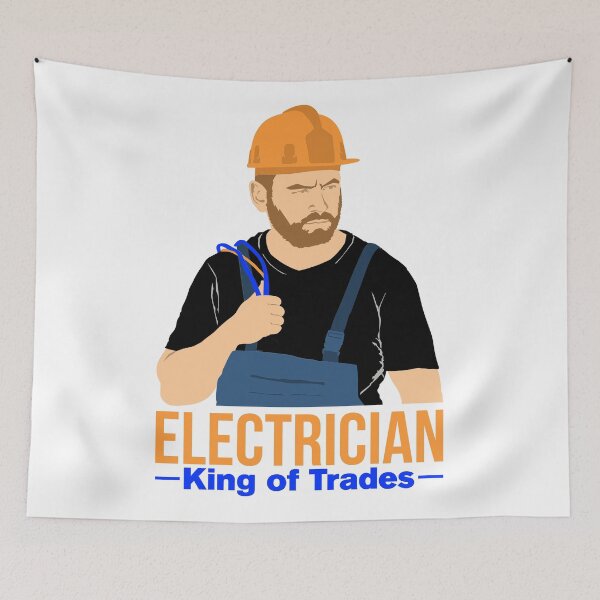 Item preview, electrician king of trades funny T Shirt tee gift designed and sold by Adriancryp.