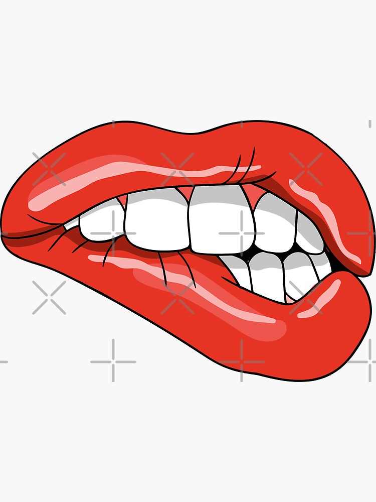 Sexy Red Lips by crosstheline