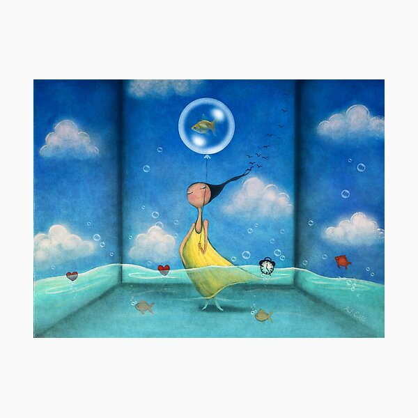 Like a fish out of water Photographic Print