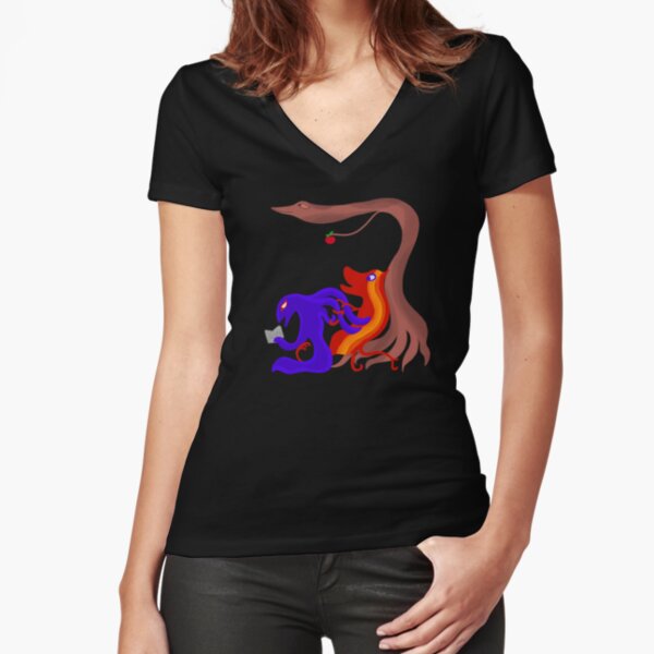 Fitted V-Neck T-Shirt