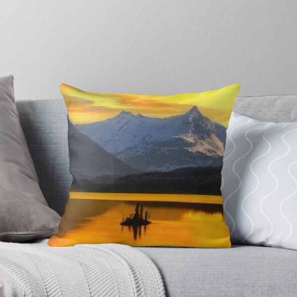 Item preview, Alaska Sunset Scene with Snowy Mountains designed and sold by AlaskaExtreme.