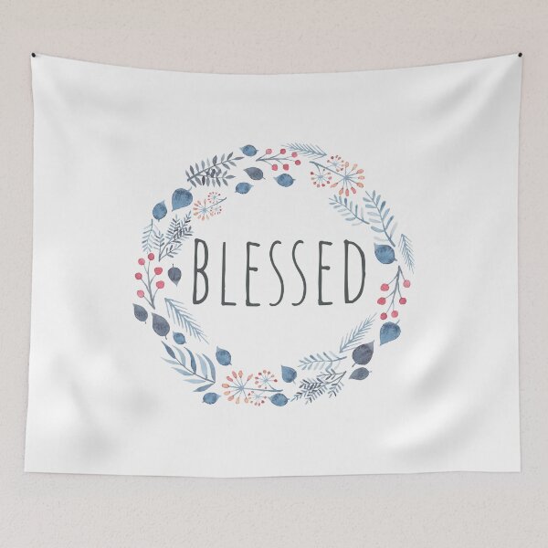 Item preview, Blessed Inspirational Bible Quote Christian Blessings designed and sold by BlueBerry-P.