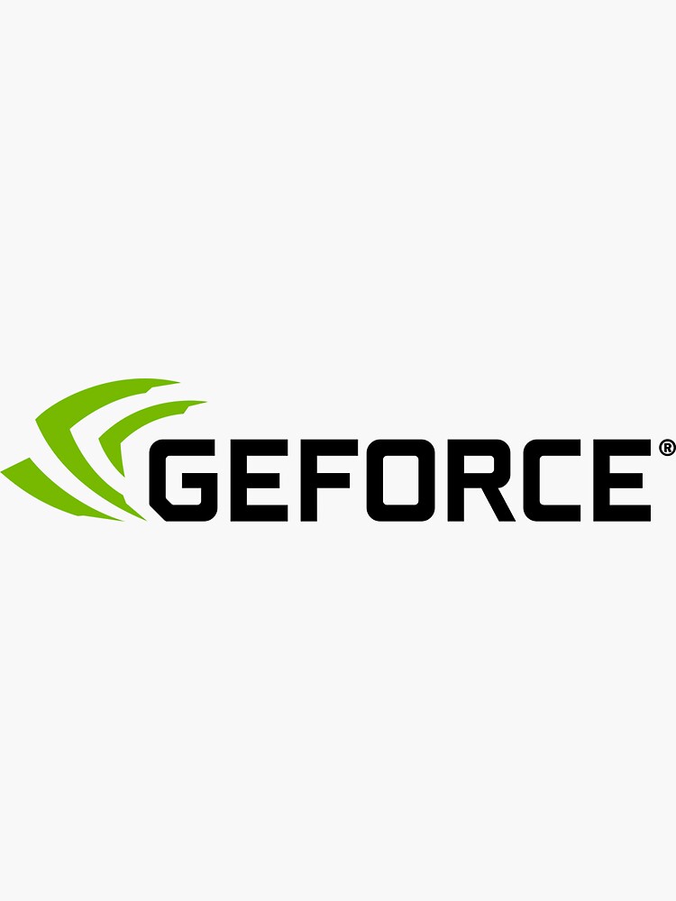"geforce logo" Sticker by trueart999 | Redbubble
