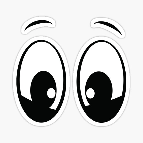 Item preview, Funny eyes designed and sold by crosstheline.