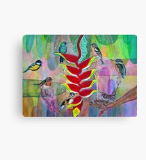 Birds of Play Canvas Print