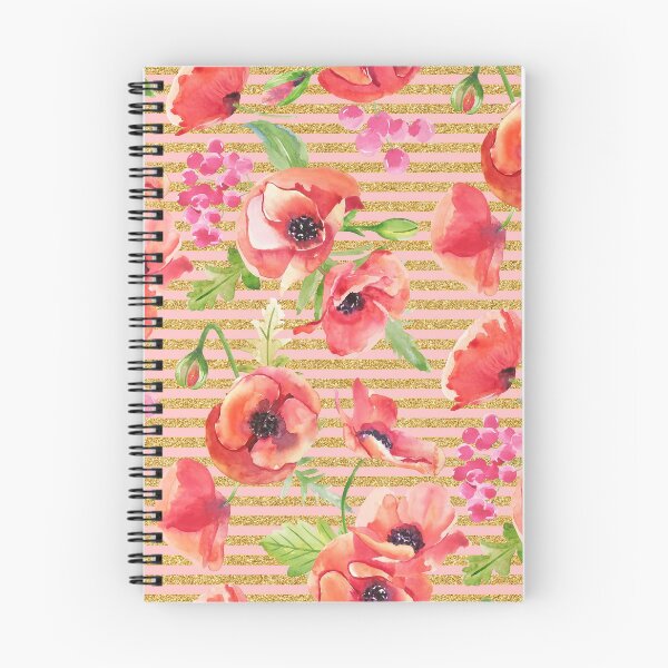 Item preview, Watercolor Red Poppy Pattern designed and sold by ArtKingdom.