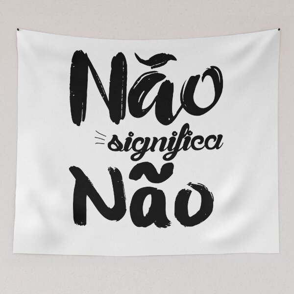 Item preview,  no means no  designed and sold by MendesMay.