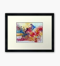 Il fantino Framed Print
