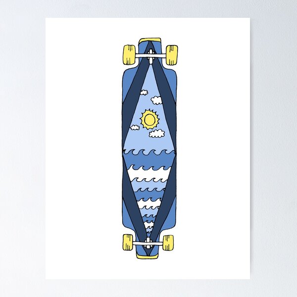 Item preview, Longboard designed and sold by HANDraw.
