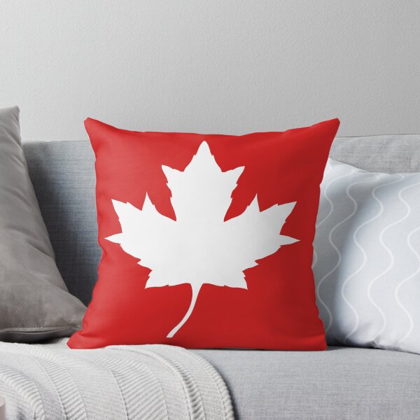 Aperçu de l'œuvre Canada Maple Leaf - Blanc créée et vendue par Johnston Creative.