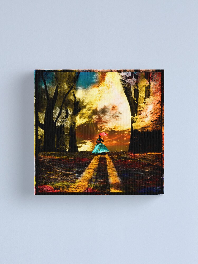 Thumbnail 1 of 3, Canvas Print, Lady Rainbow designed and sold by ronmoss.