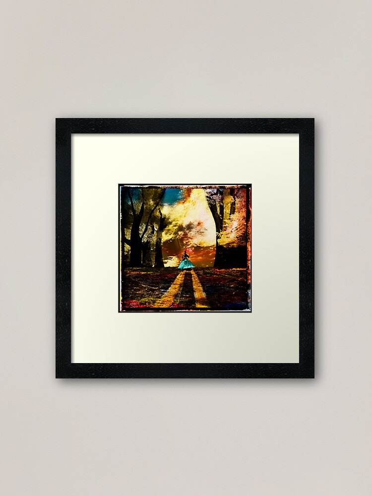 Alternate view of Lady Rainbow Framed Art Print