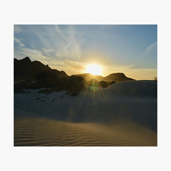 Sunrise Over Baja Photographic Print