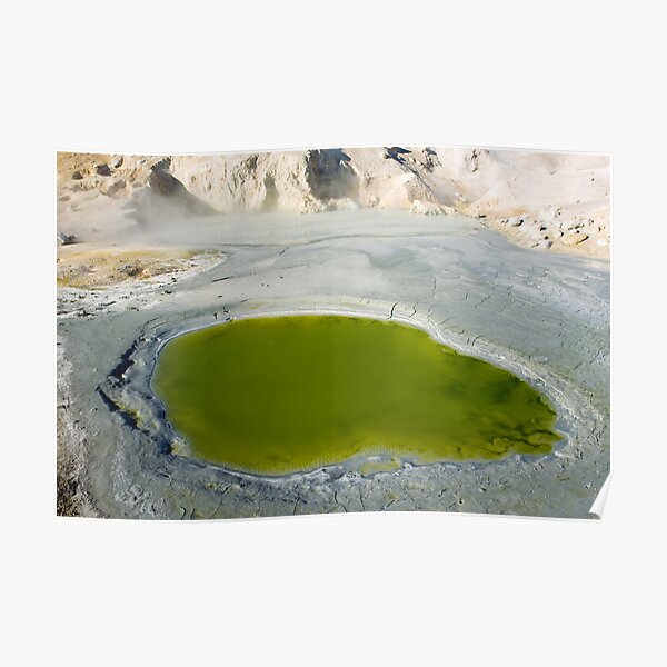 Green Pool in "Bumpass Hell" Poster