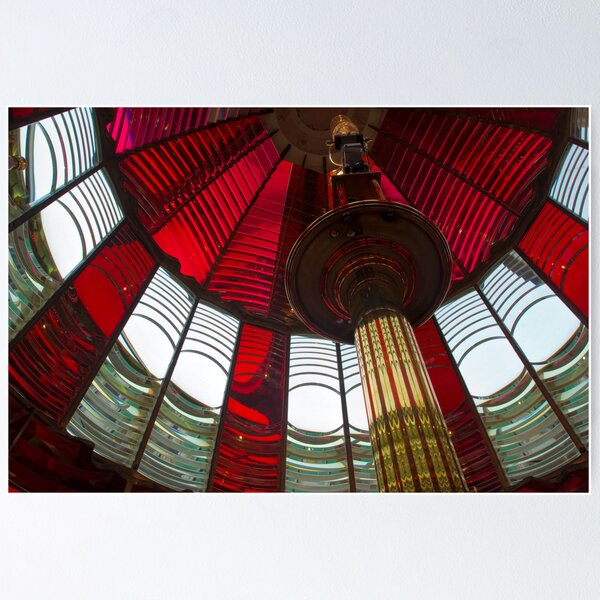 Umpqua Lighthouse Lens Poster