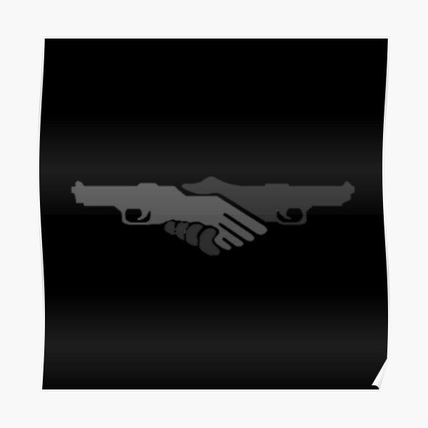 Gunshot Posters Redbubble - cyberpunk sniper roblox id
