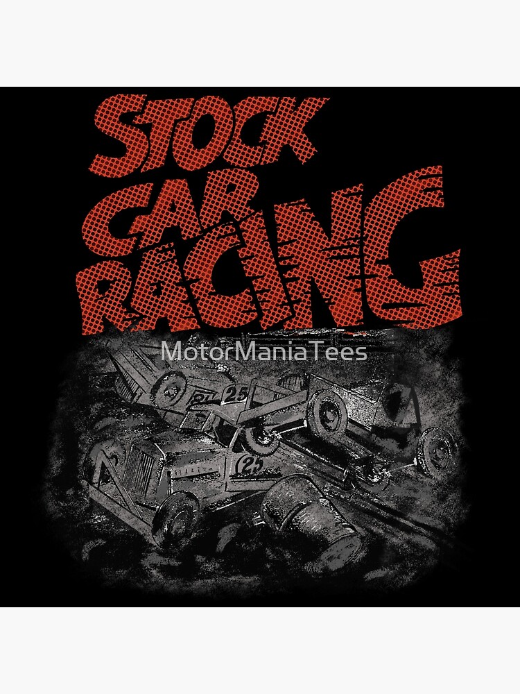 Vintage Stock Car Racing Poster By Motormaniac Poster For Sale By Motormaniatees Redbubble