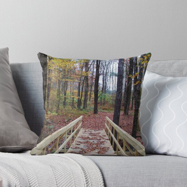 Item preview, Bridge in the Autumn Forest designed and sold by Gilda Axelrod.
