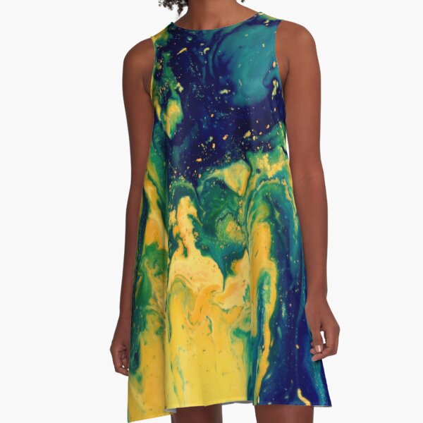 Abstract Magic 49 A-Line Dress