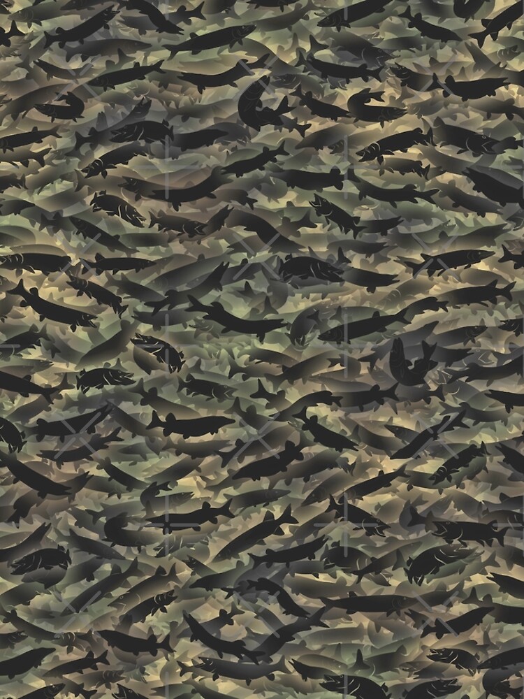 Pike fish camouflage by dima-v