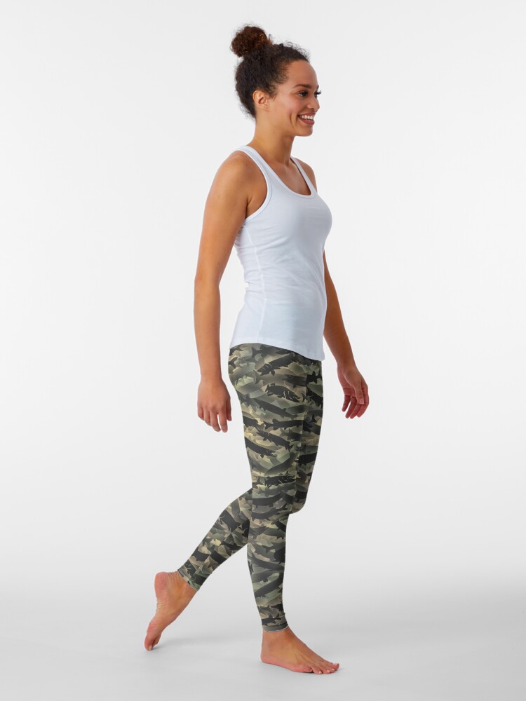 Alternate view of Pike fish camouflage Leggings