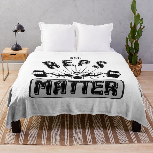 Item preview, All Reps Matter Matter Fitness Gym Workout Weightlifting designed and sold by wordsonly.