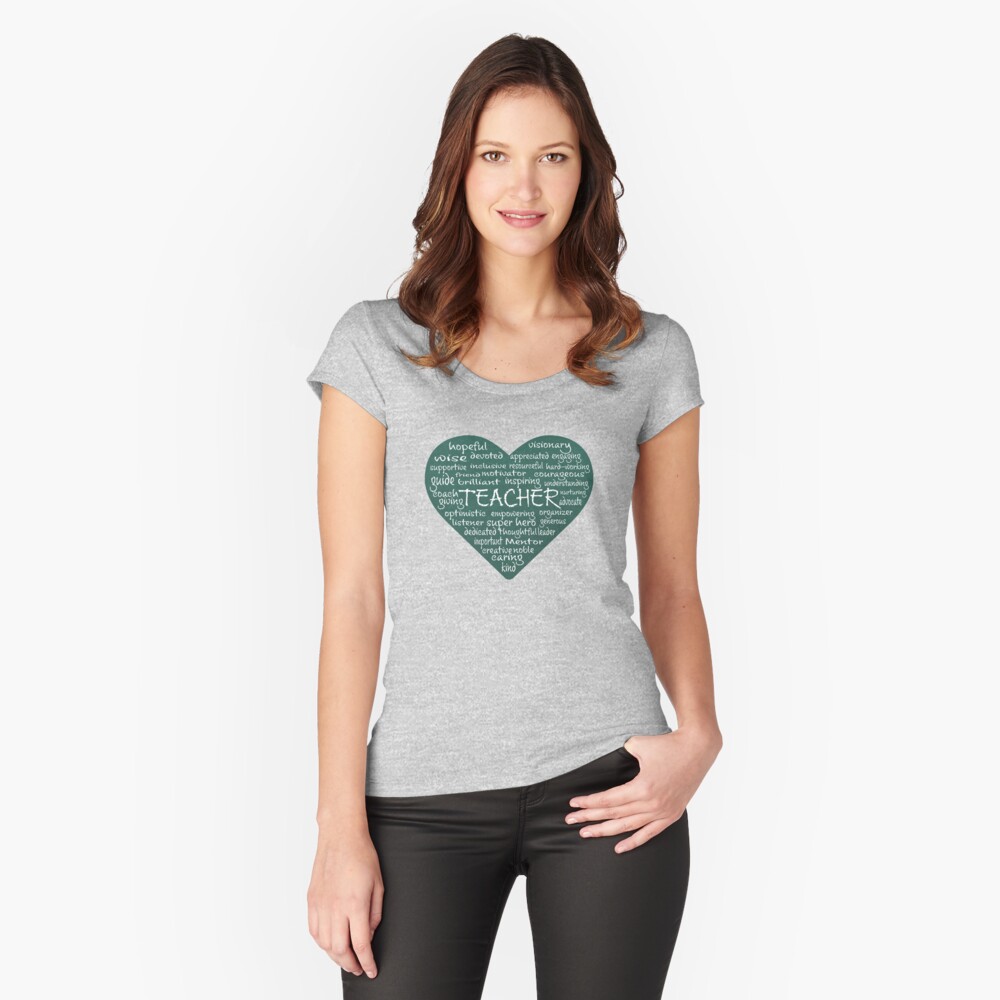 Item preview, Fitted Scoop T-Shirt designed and sold by jitterfly.