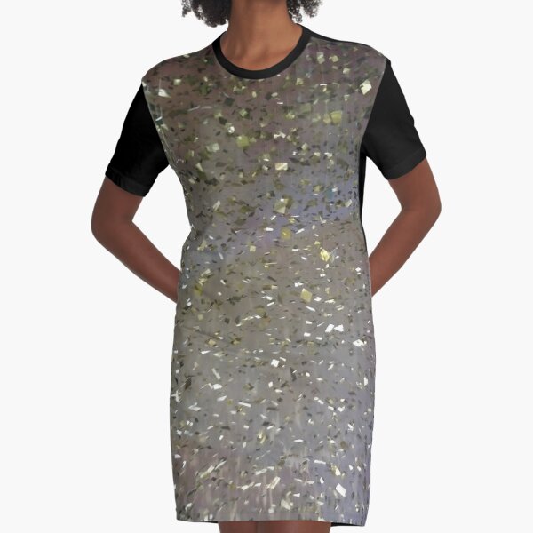 #rain #abstract #reflection #wet #nature pattern drop water dew design Graphic T-Shirt Dress