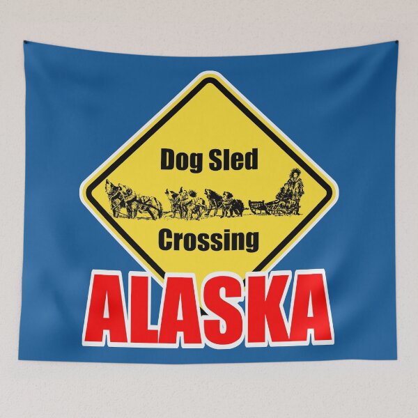 Item preview, Dog Sled Crossing, Alaska designed and sold by AlaskaExtreme.
