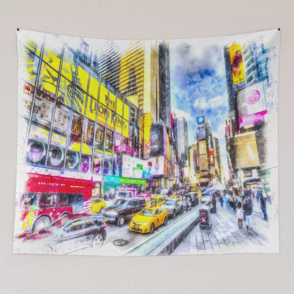 Item preview, Times Square, Nueva York, arte designed and sold by bejacs.