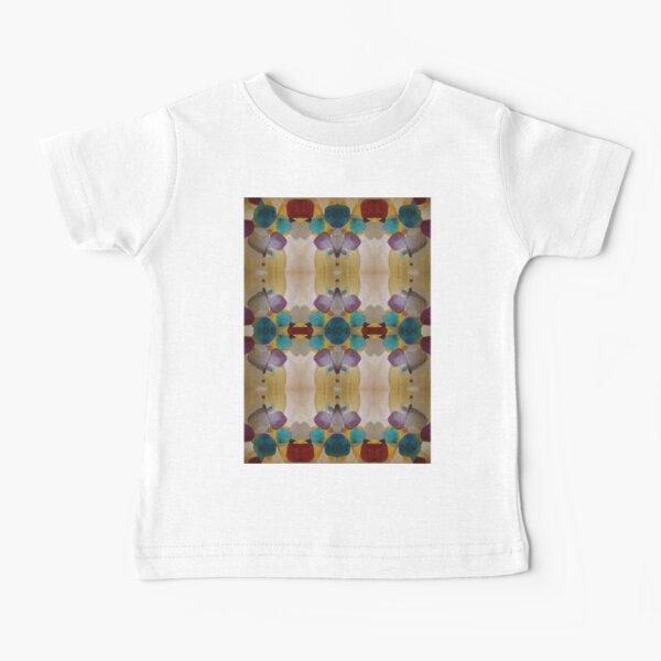#Watercolor #paint #Art #Circle #VisualArts illustration paper painting design Baby T-Shirt
