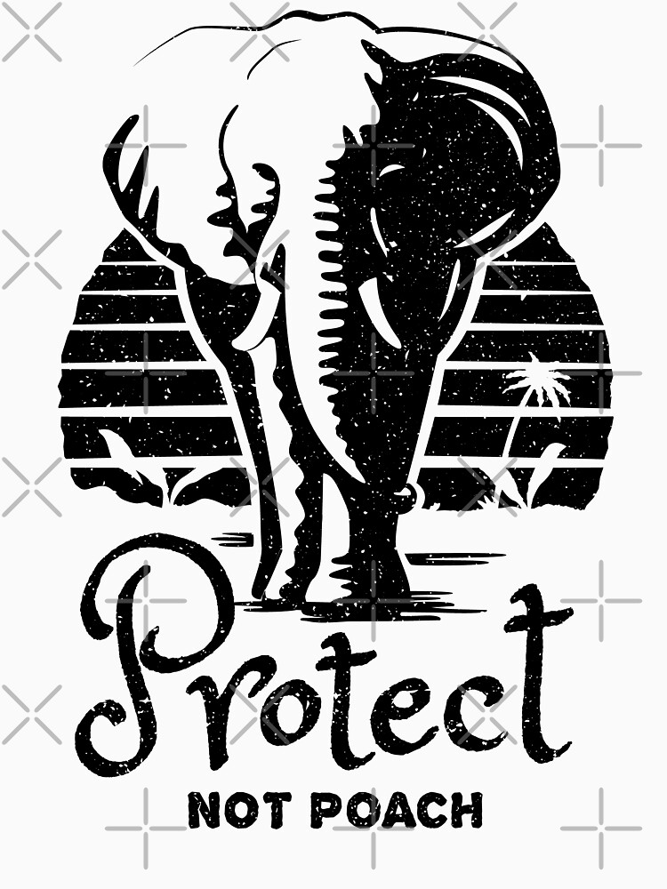 Elephant Rescue - Protect Not Poach by Bangtees