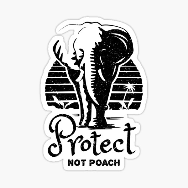 Item preview, Elephant Rescue - Protect Not Poach designed and sold by Bangtees.