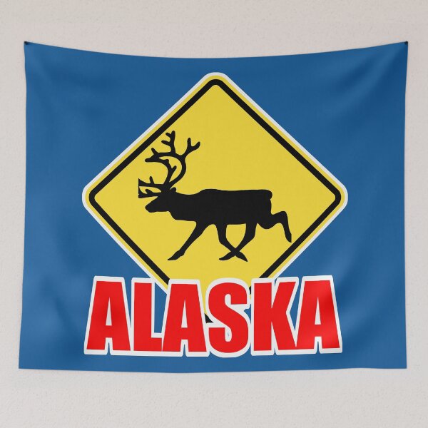 Item preview, Caribou Crossing, Alaska designed and sold by AlaskaExtreme.