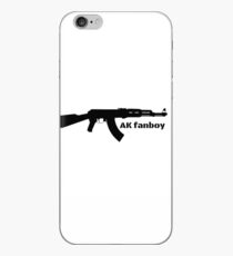 AK 47. Wolf weapon and fanboy t-shirt. iPhone Case