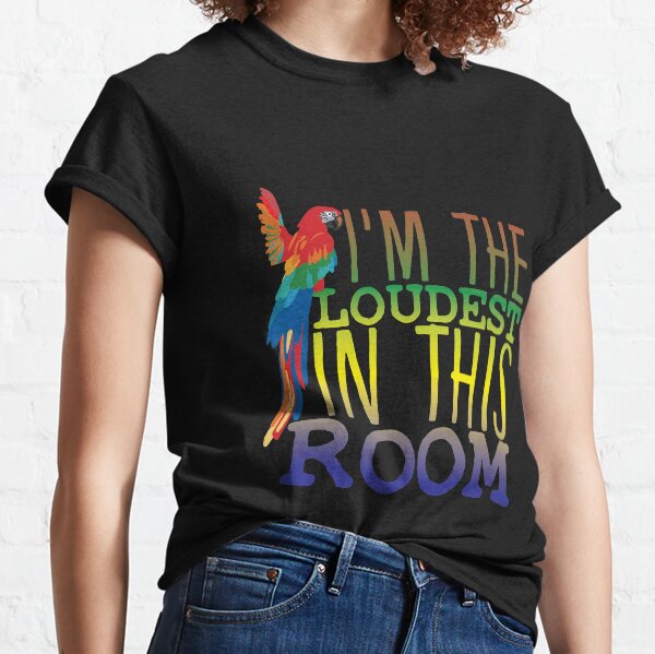 Parrot saying | funny colorful bird Classic T-Shirt