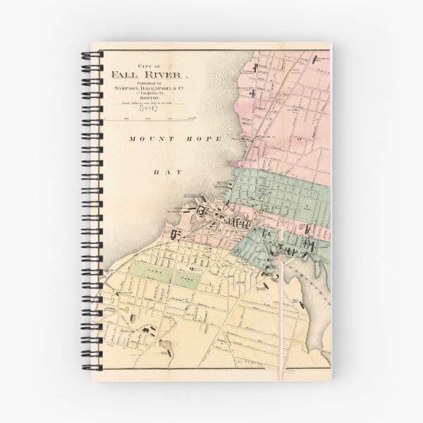 Item preview, City of Fall River, Massachusetts Map (1874) designed and sold by allhistory.