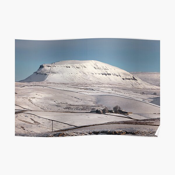 Penyghent From Langcliffe Poster