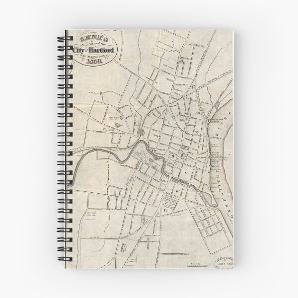 Item preview, Old Map of Hartford, Connecticut (1859) designed and sold by allhistory.