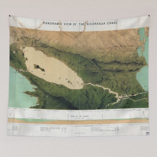 Item preview, Map of the Nicaragua Canal (1870) designed and sold by allhistory.